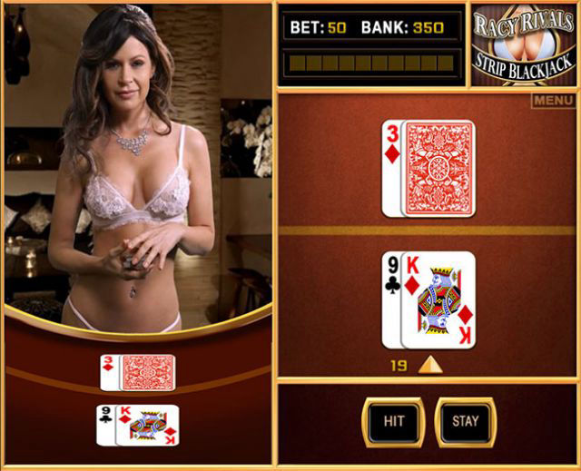 Sophia at RacyRivals Strip Blackjack